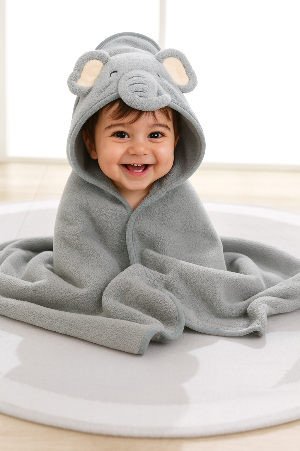 Baby Cape Eléphanto Gris