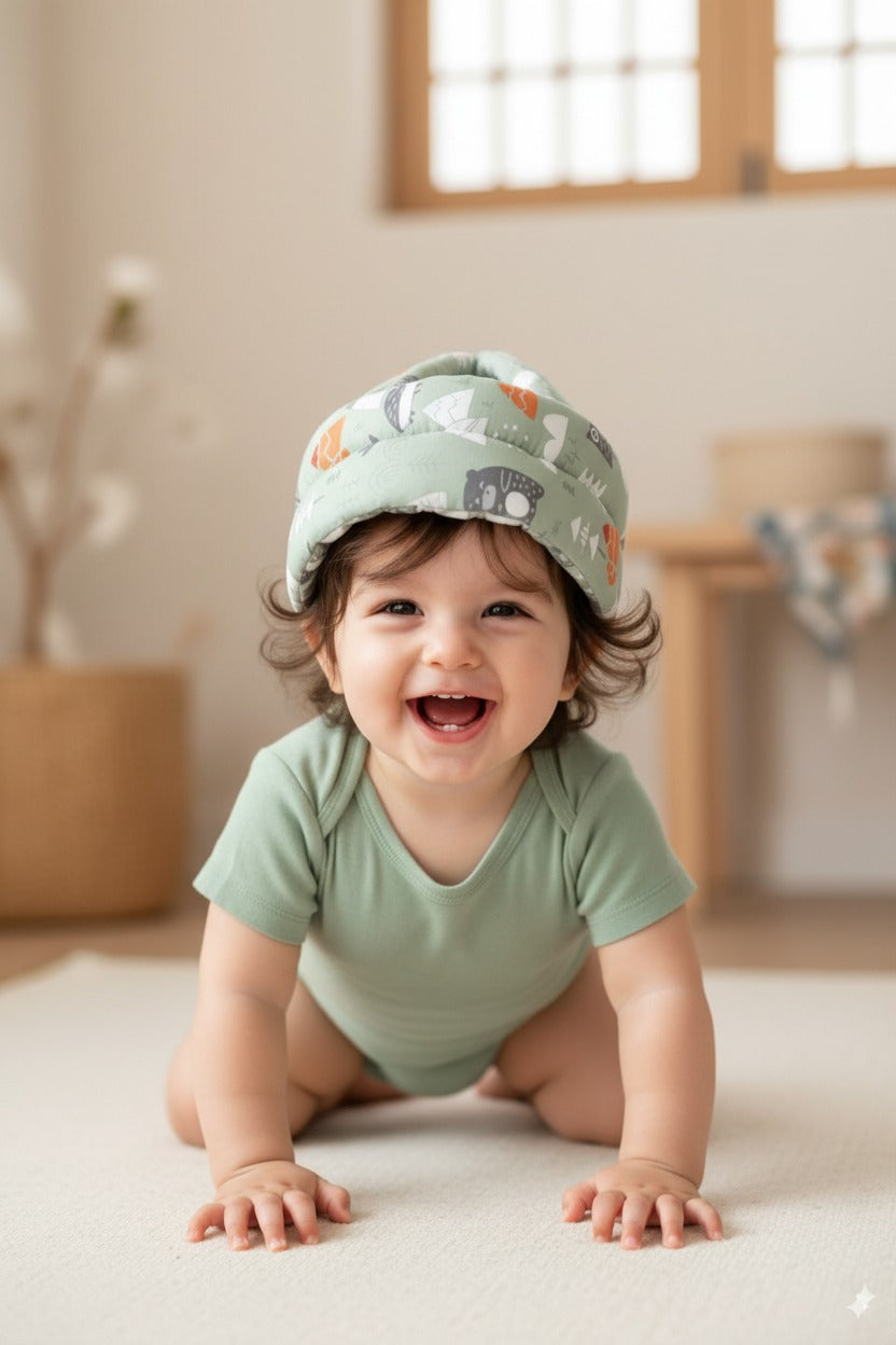 Baby Casque Vert