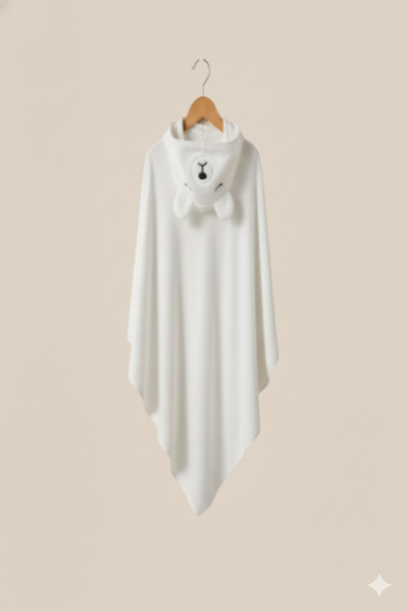 Baby Cape Ours Blanco