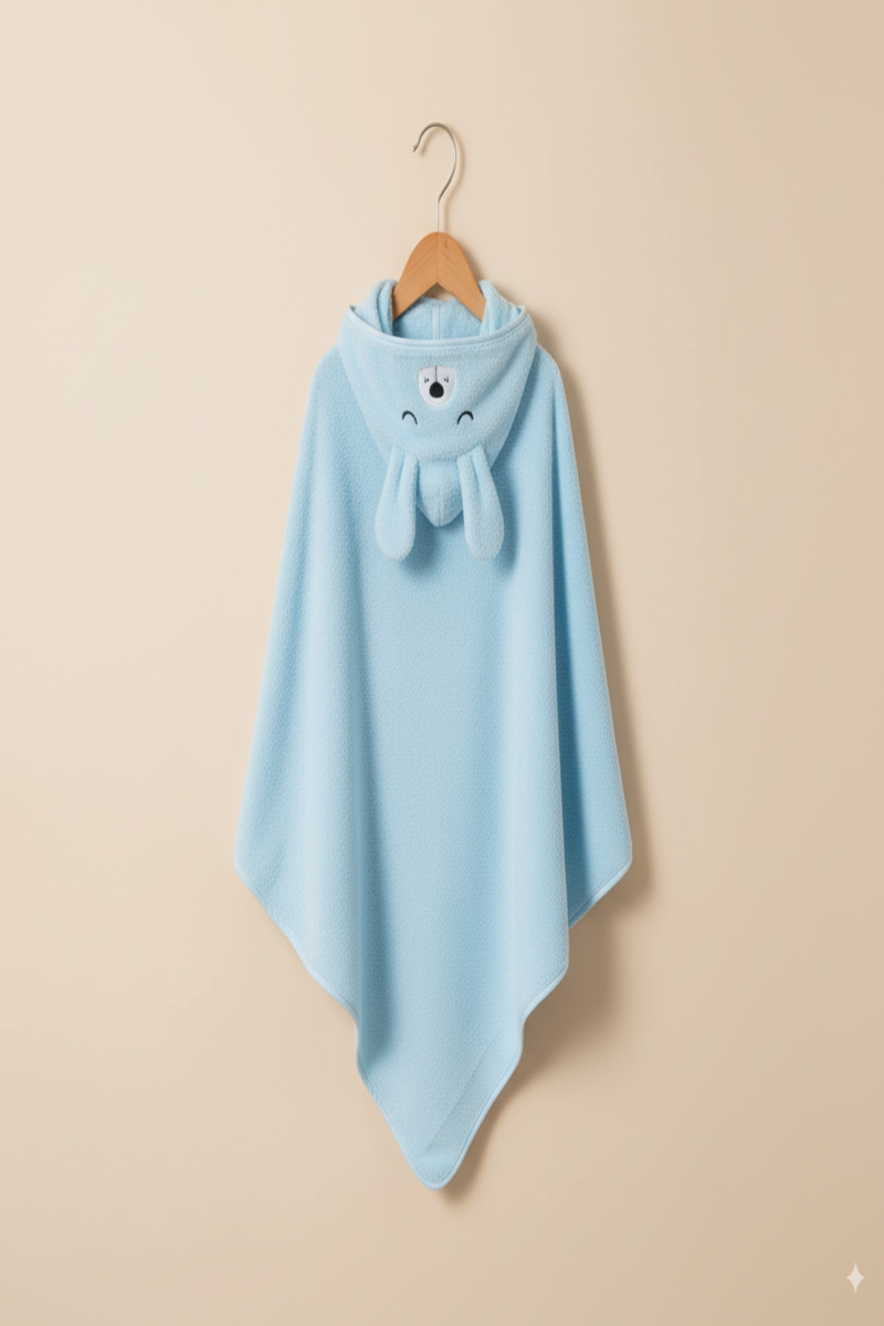 Baby Cape Chien Bleu